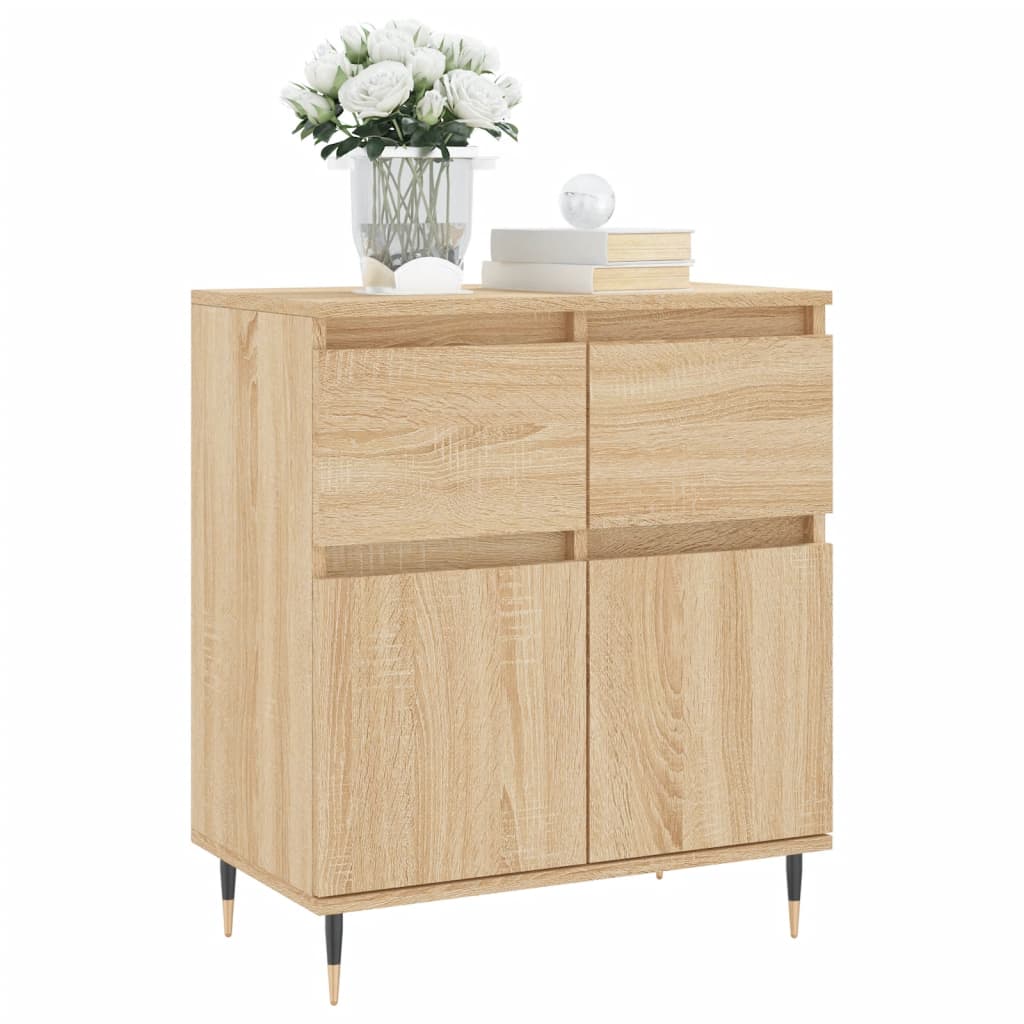 vidaXL Sideboard Sonoma Oak 60x35x70 cm Engineered Wood