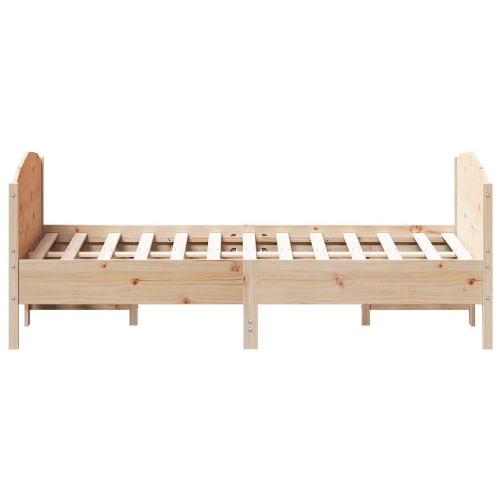 vidaXL Bed Frame without Mattress 160x200 cm Solid Wood Pine