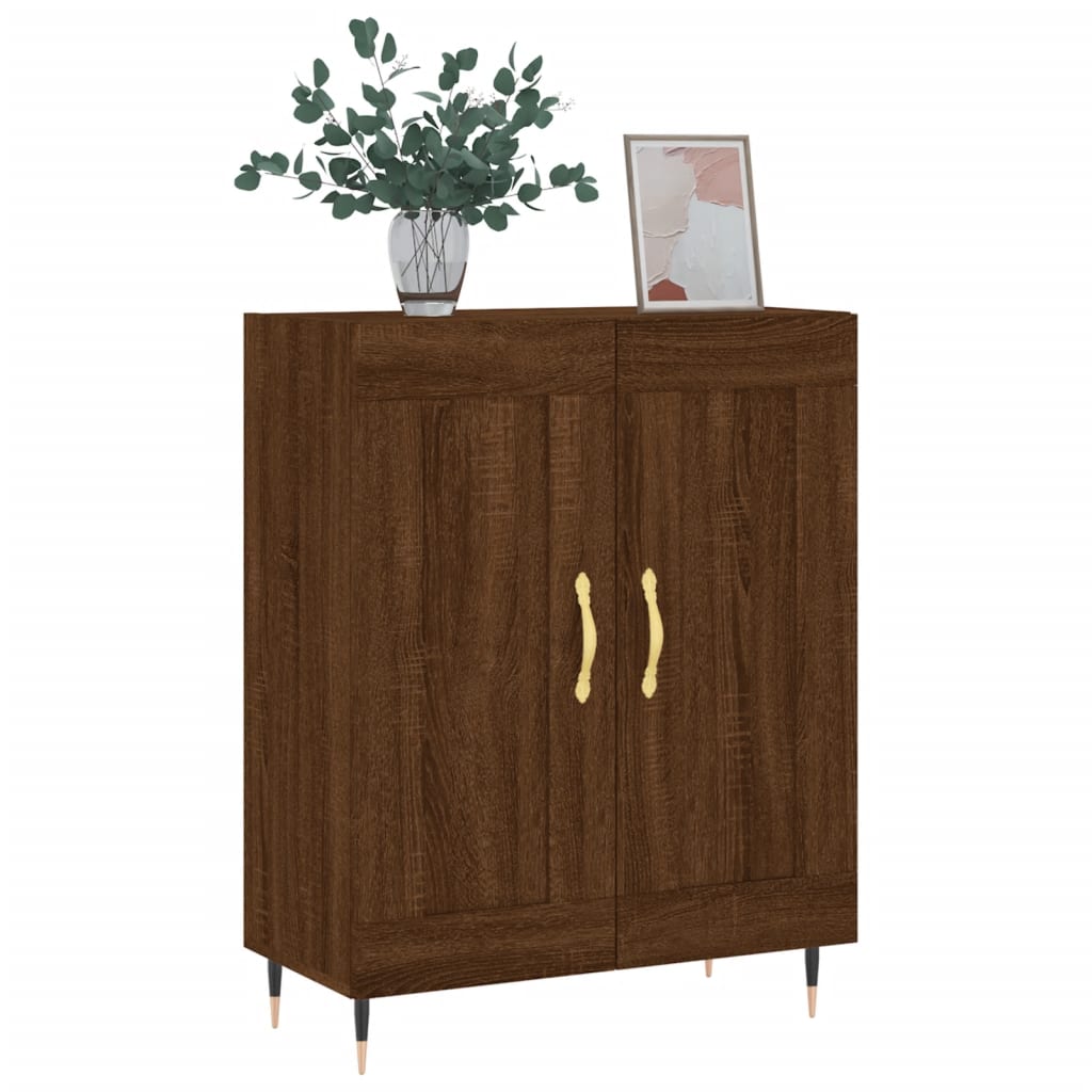 vidaXL Sideboard Brown Oak 69.5x34x90 cm Engineered Wood