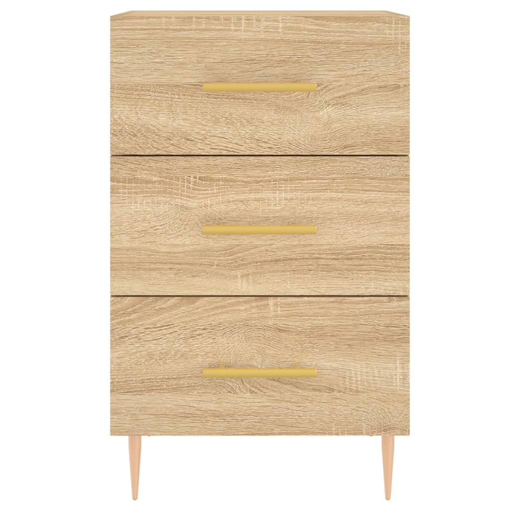 vidaXL Bedside Cabinet Sonoma Oak 40x40x66 cm Engineered Wood