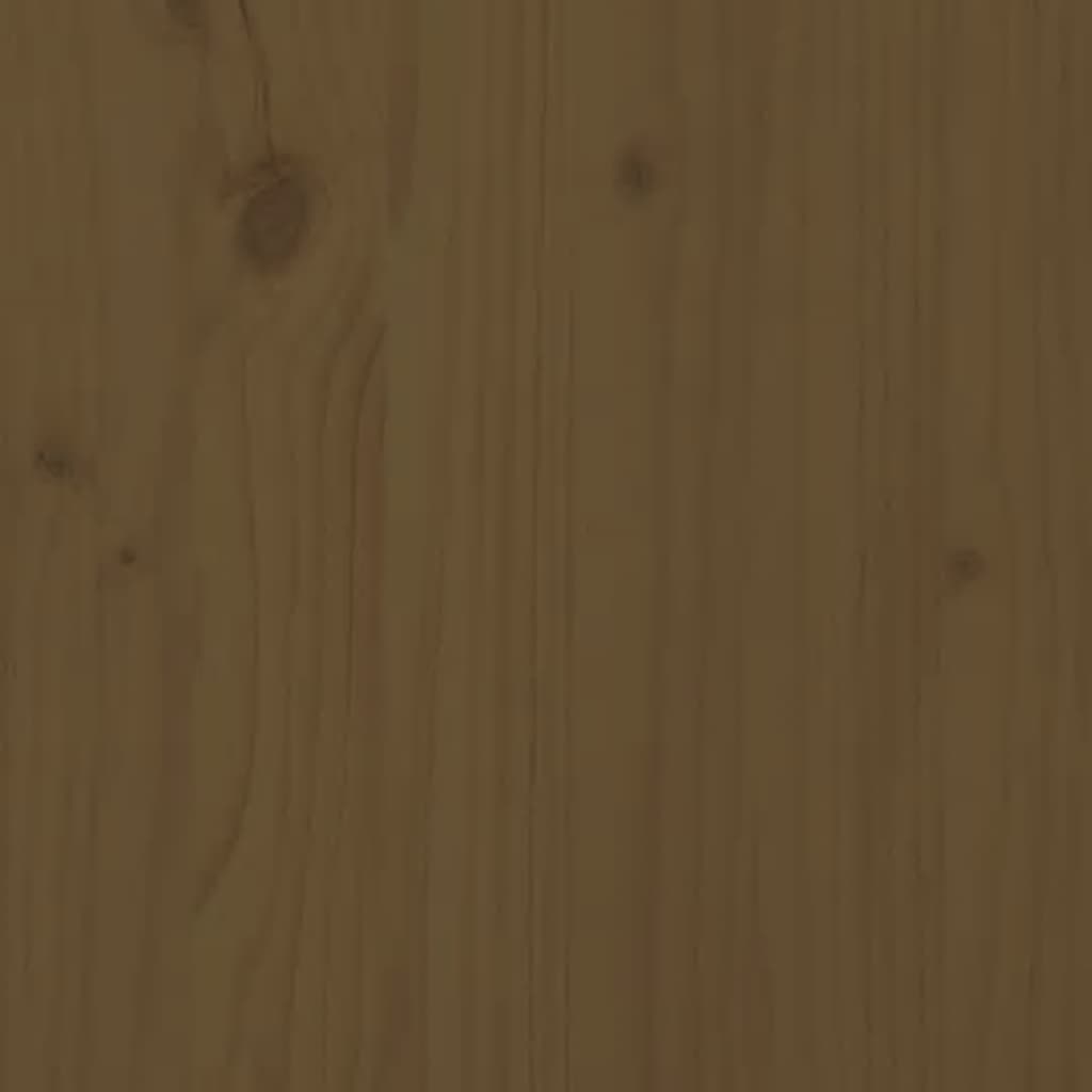 vidaXL Highboard Honey Brown 83x41,5x100 cm Solid Wood Pine