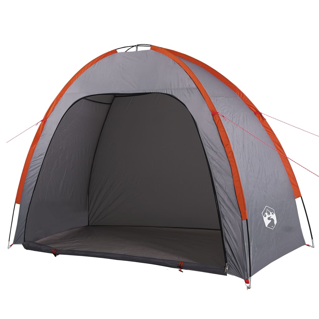 vidaXL Storage Tent Grey and Orange Waterproof