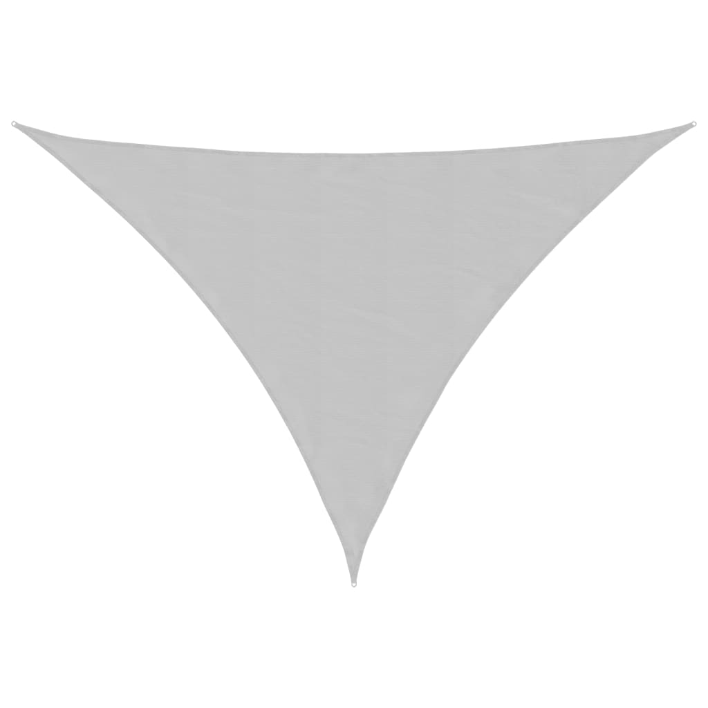 vidaXL Sun Shade Sail Light Grey 4x4x5.8 m 100% Polyester Oxford