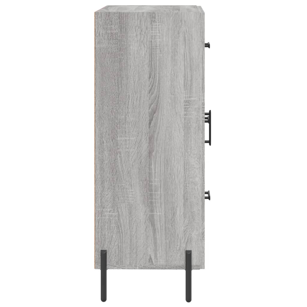 vidaXL Sideboard Grey Sonoma 69.5x34x90 cm Engineered Wood