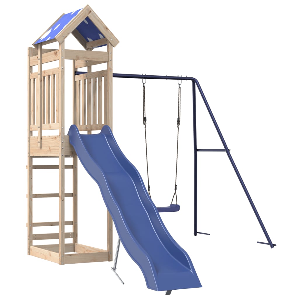 vidaXL Outdoor Playset Solid Wood Pine