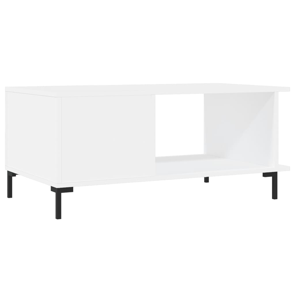 vidaXL Coffee Table White 90x50x40 cm Engineered Wood