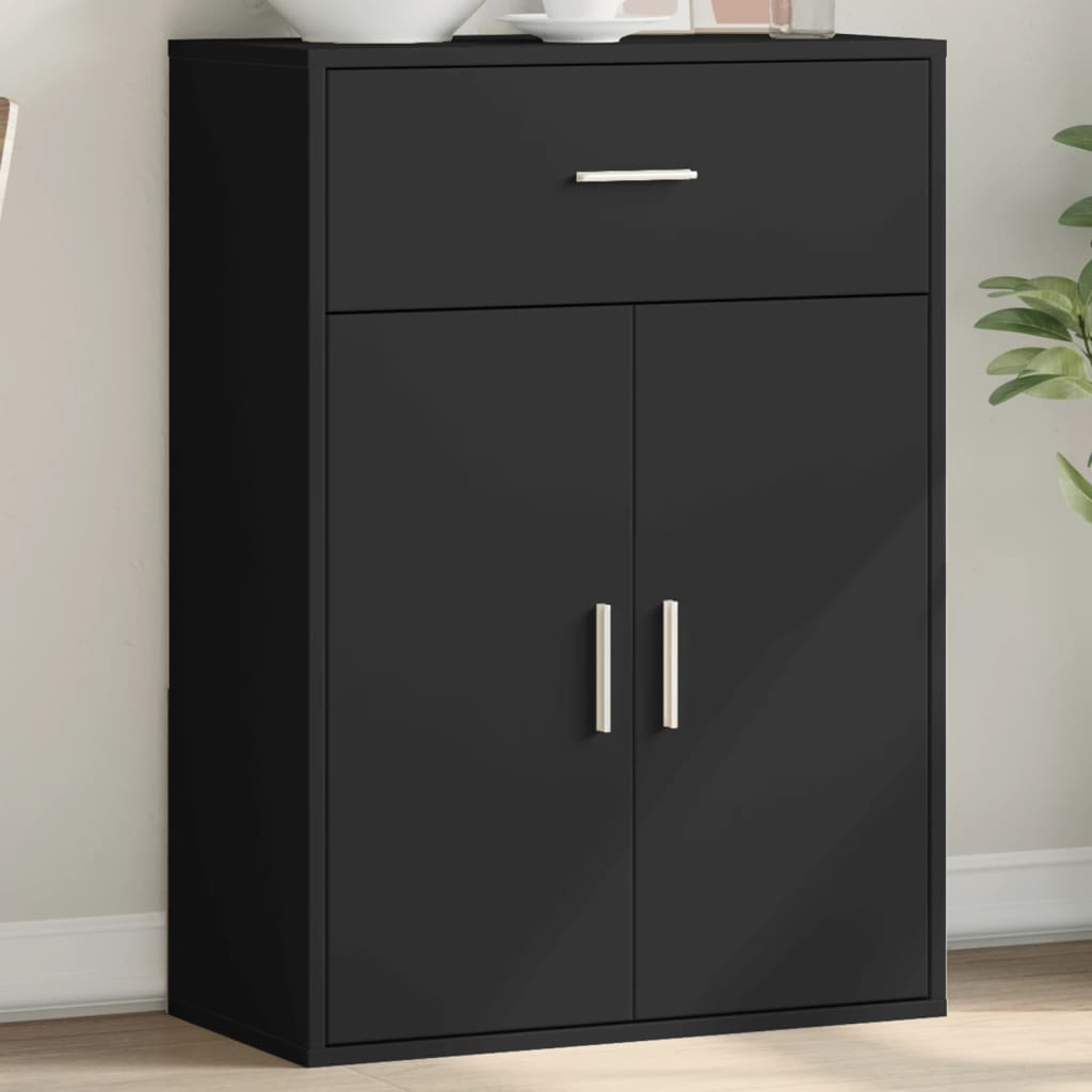 vidaXL Sideboard Black 60x30x84 cm Engineered Wood