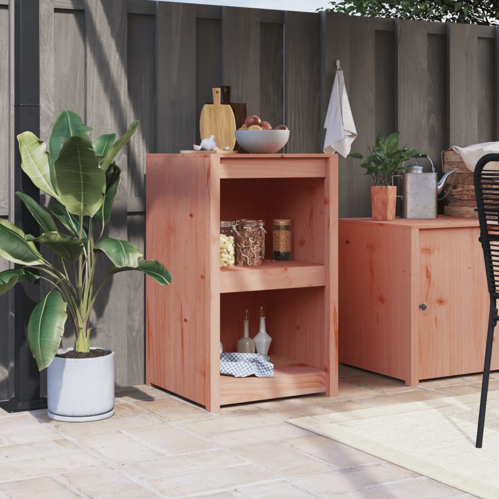 vidaXL Outdoor Kitchen Cabinet 55x55x92 cm Solid Wood Douglas