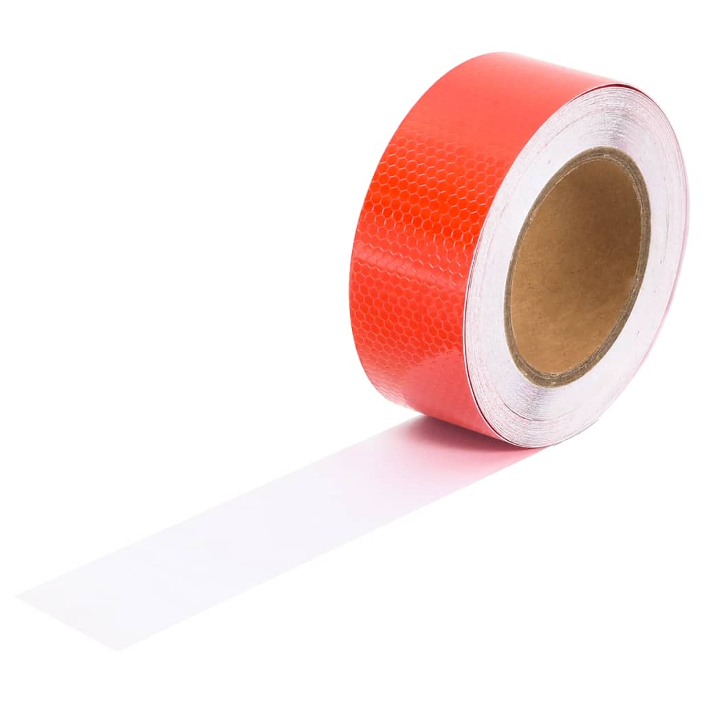 vidaXL Reflective Tape Red 5 cmx20 m PVC