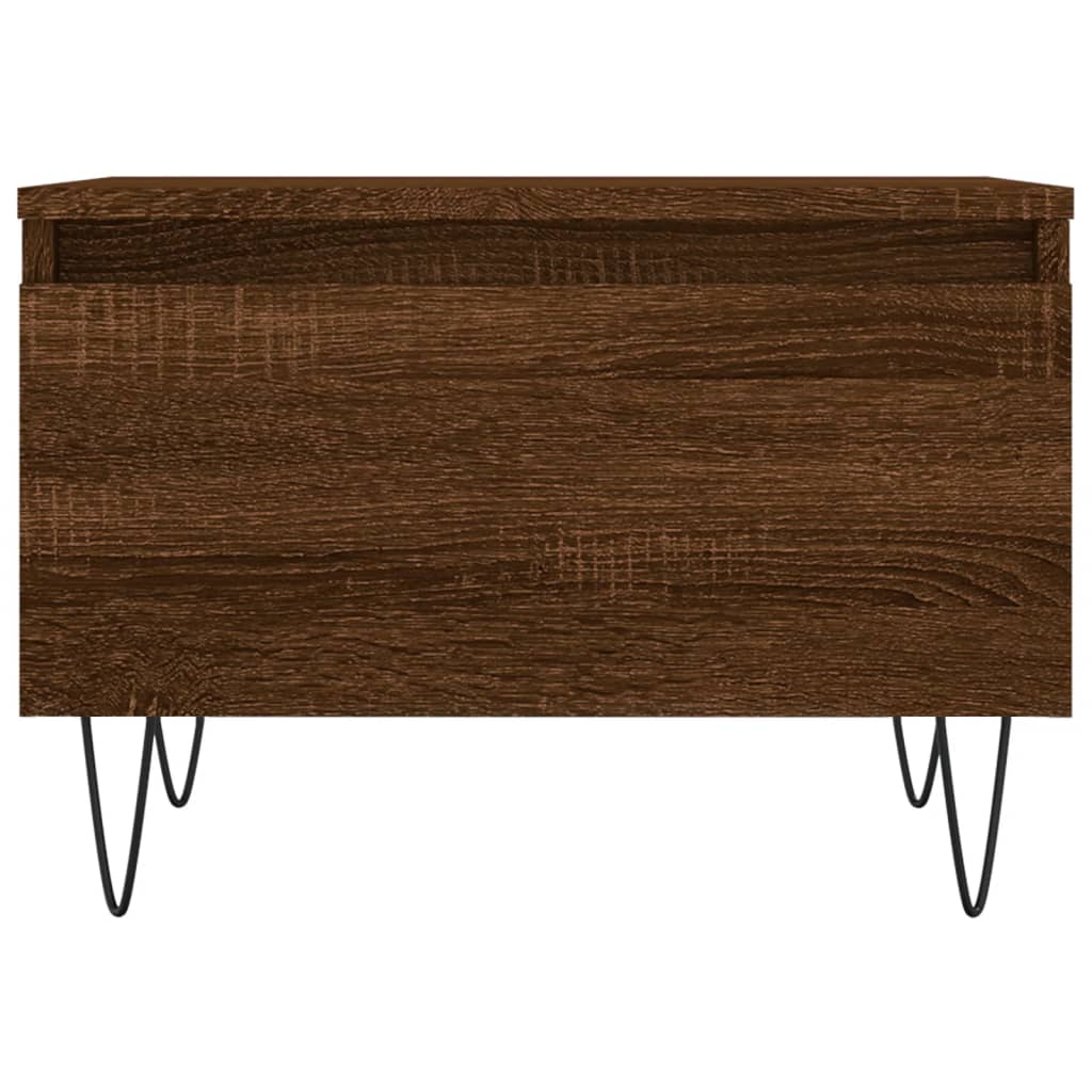 vidaXL Coffee Tables 2 pcs Brown Oak 50x46x35 cm Engineered Wood