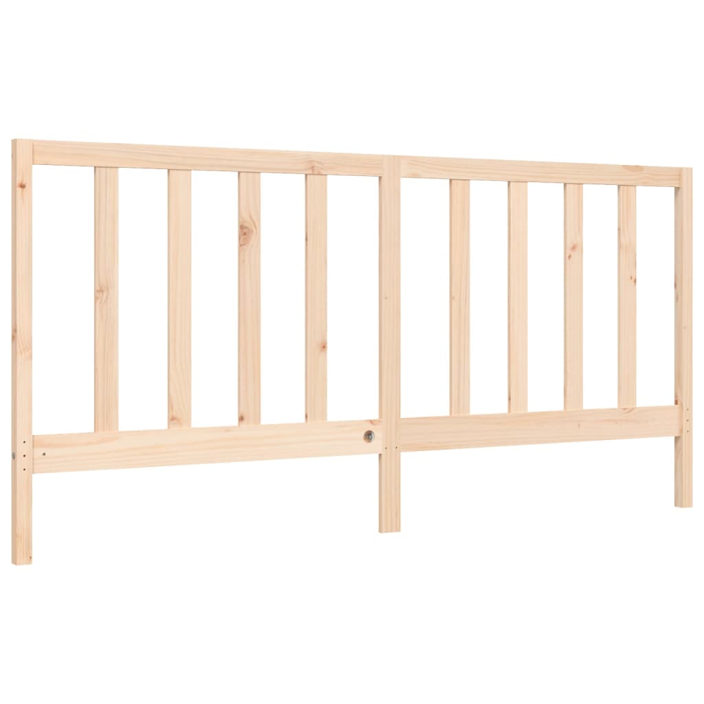 vidaXL Bed Frame without Mattress Super King Size Solid Wood Pine