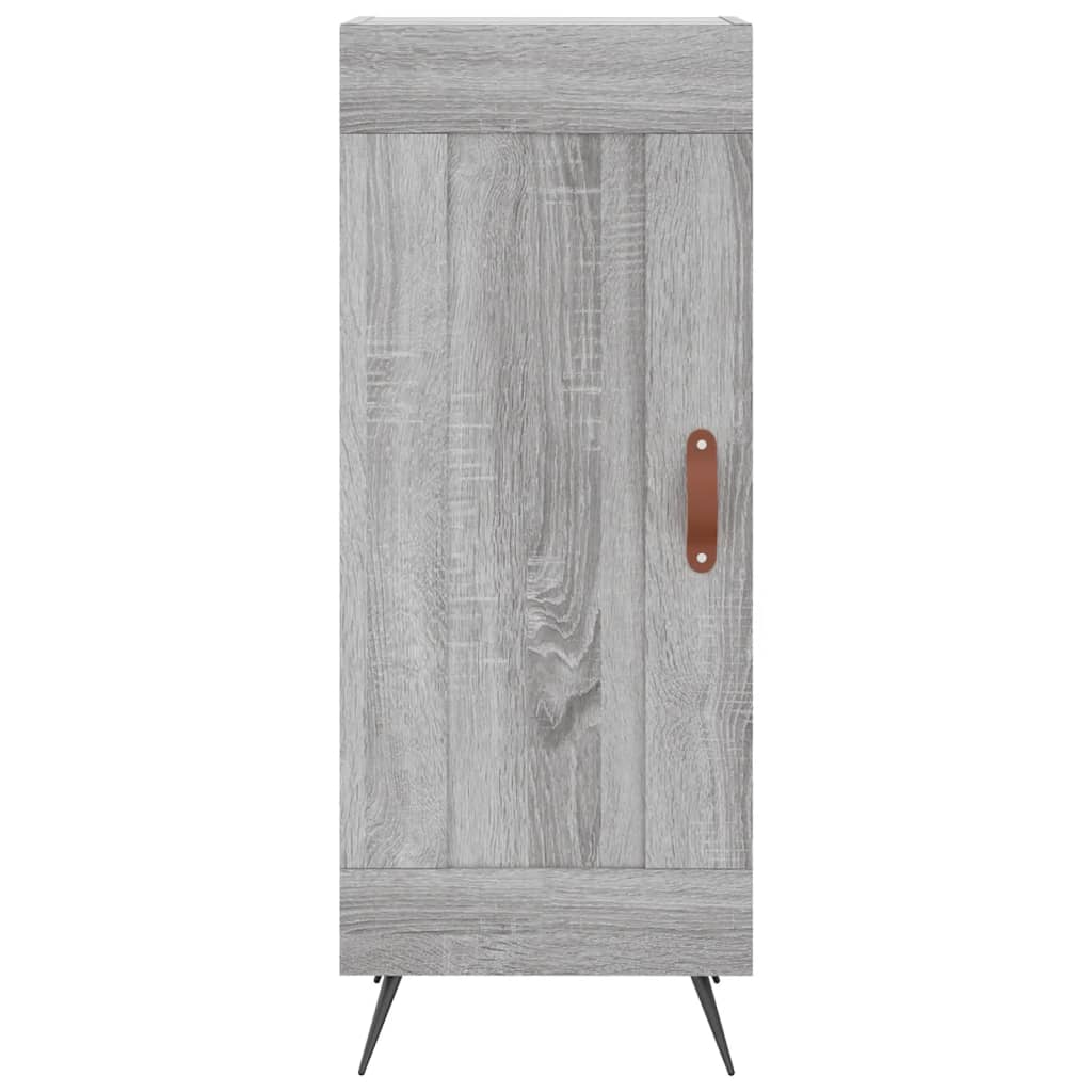 vidaXL Highboard Grey Sonoma 34.5x34x180 cm Engineered Wood