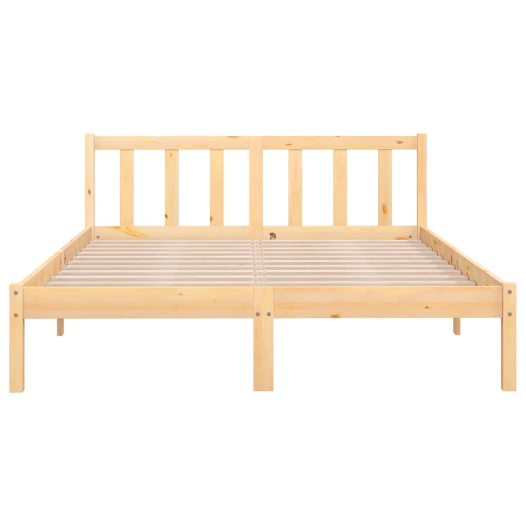 vidaXL Bed Frame without Mattress Solid Wood Small Double