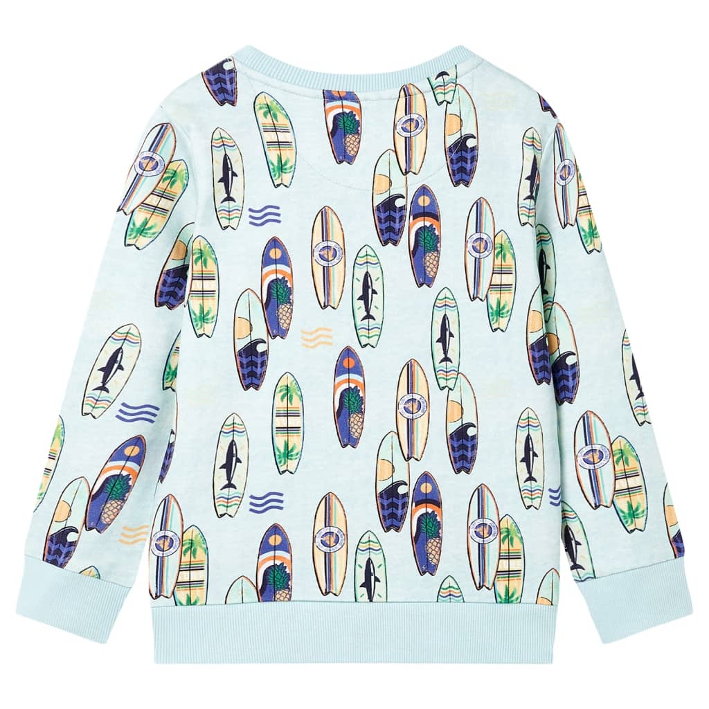 Kids' Sweatshirt Soft Blue Melange 128