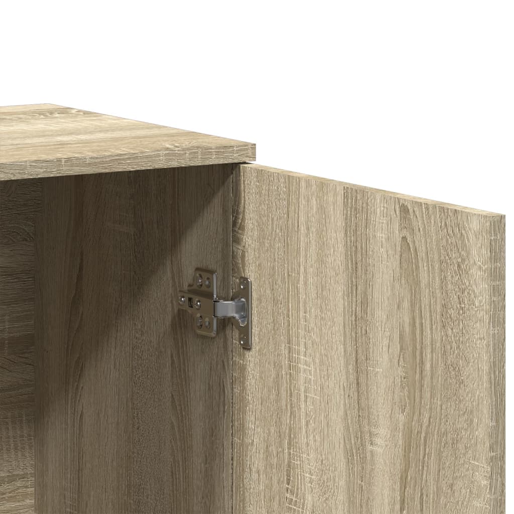 vidaXL Sideboard Sonoma Oak 79x38x80 cm Engineered Wood