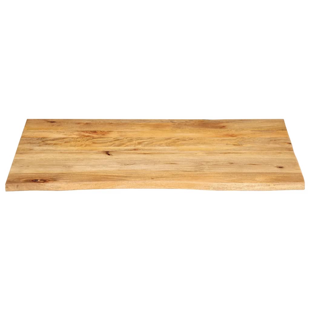 vidaXL Table Top Live Edge 90x80x2.5 cm Solid Wood Mango