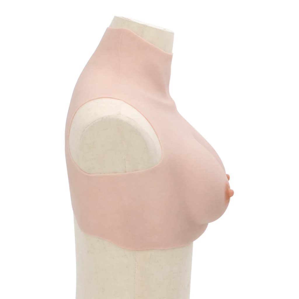 vidaXL Silicone Breastplate Caucasian B Cup