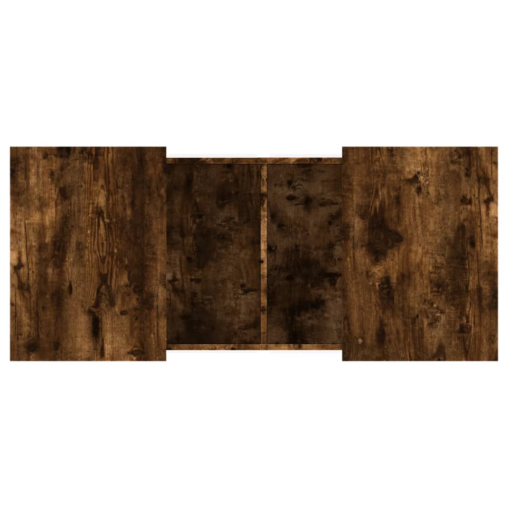 vidaXL Coffee Table Smoked Oak 80x55x40 cm Engineered Wood