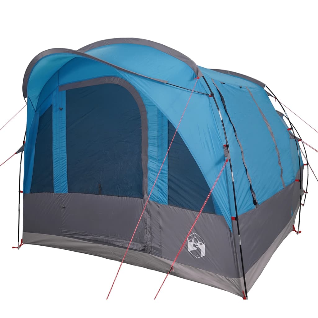 vidaXL Camping Tent Tunnel 3-Person Blue Waterproof