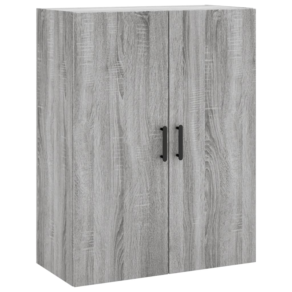 vidaXL Highboard Grey Sonoma 69.5x34x180 cm Engineered Wood