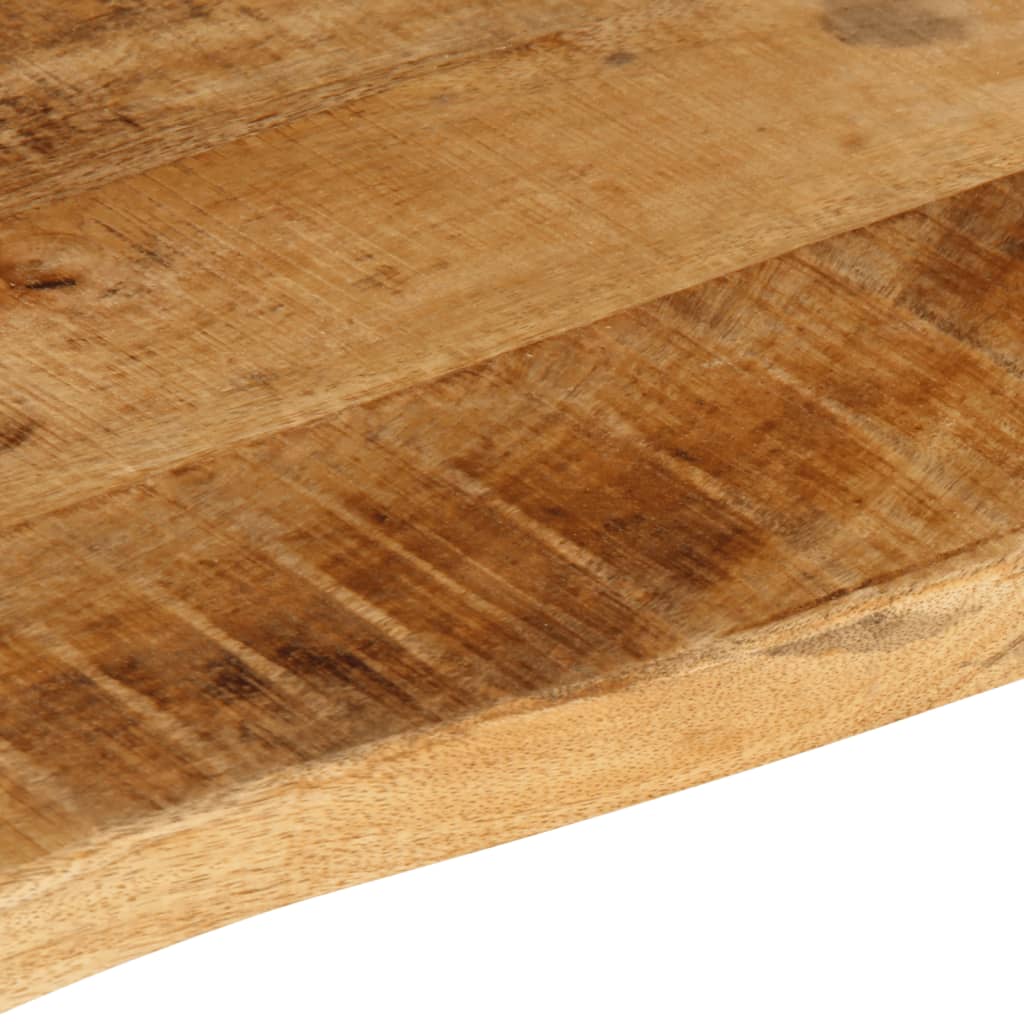 vidaXL Table Top 100x60x2.5 cm Live Edge Solid Wood Rough Mango