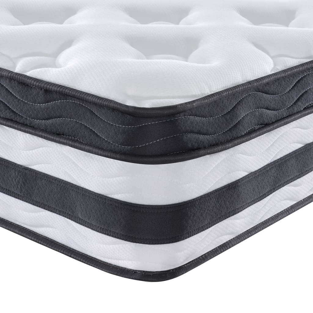 vidaXL Pocket Spring Mattress Medium 140x190 cm