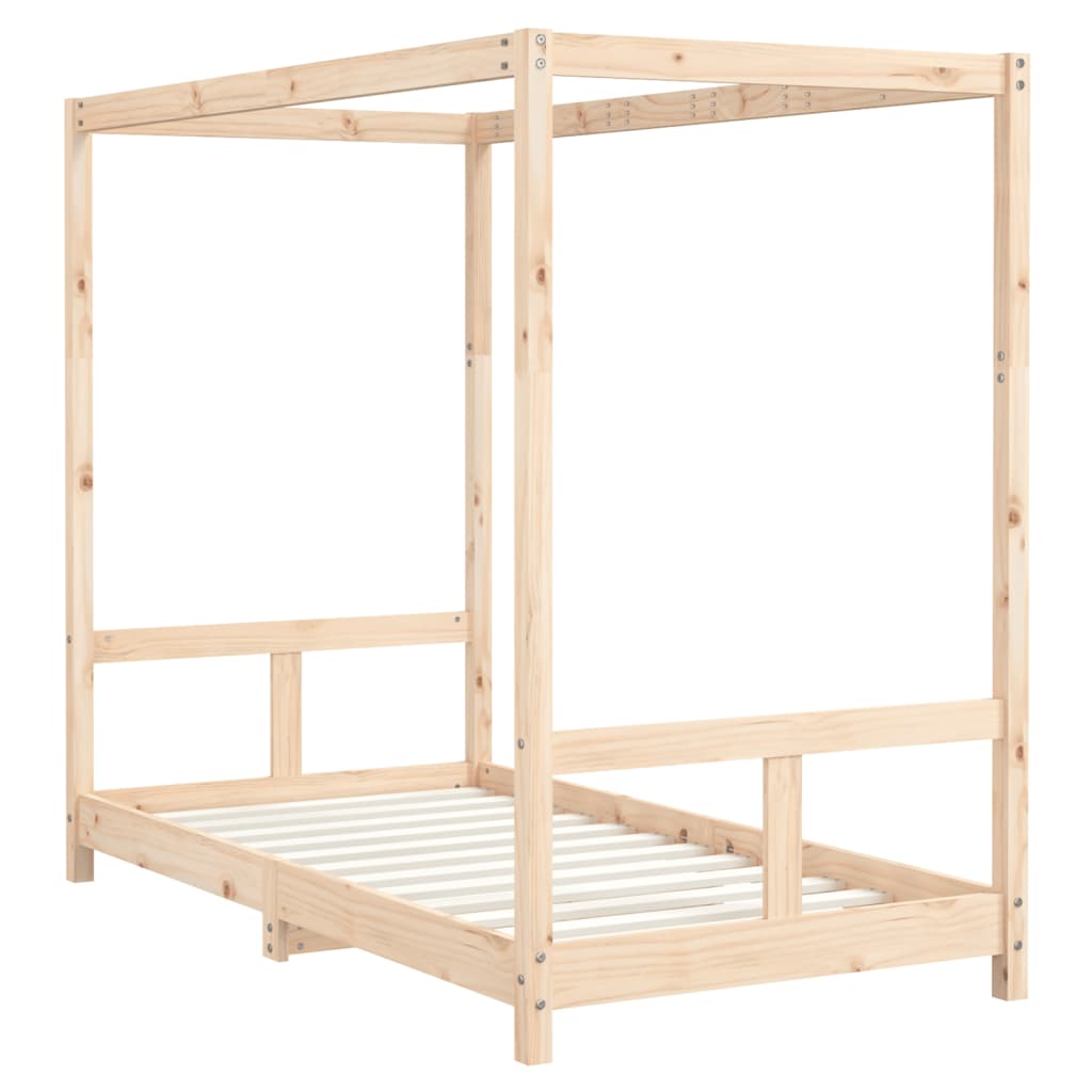 vidaXL Kids Bed Frame 80x160 cm Solid Wood Pine