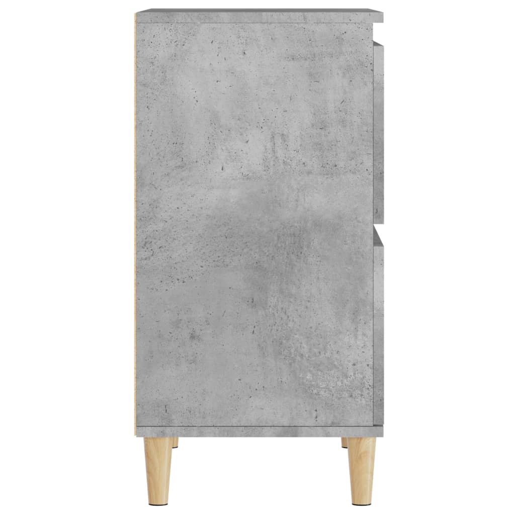 vidaXL Sideboards 3 pcs Concrete Grey 60x35x70 cm Engineered Wood