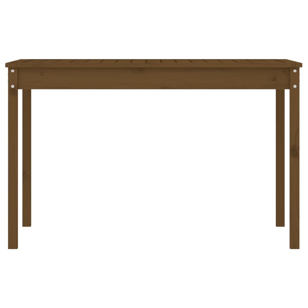 vidaXL Garden Table Honey Brown 121x82.5x76 cm Solid Wood Pine