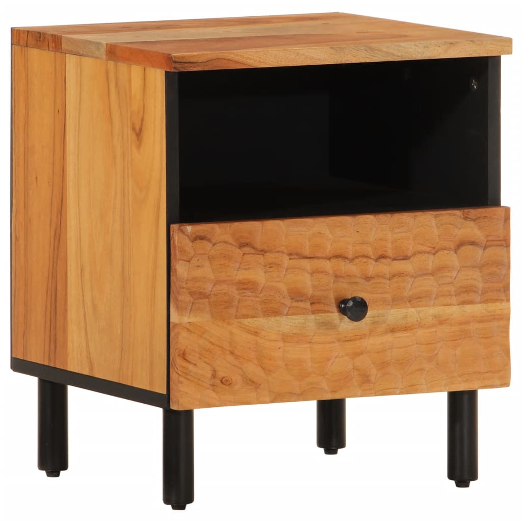 vidaXL Bedside Cabinet 40x33x46 cm Solid Wood Acacia