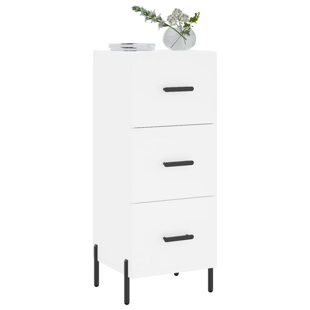 vidaXL Sideboard White 34.5x34x90 cm Engineered Wood