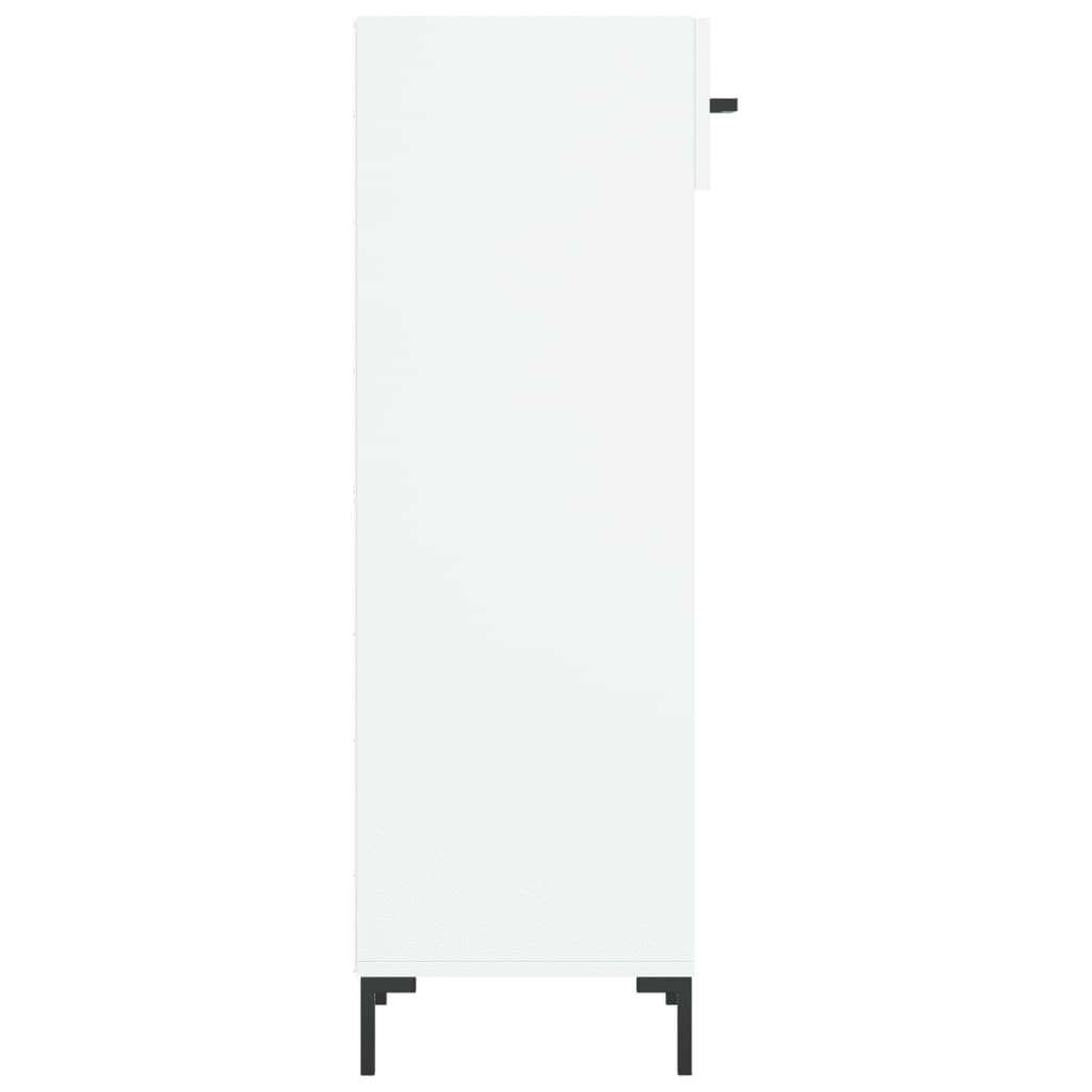 vidaXL Shoe Cabinet White 30x35x105 cm Engineered Wood