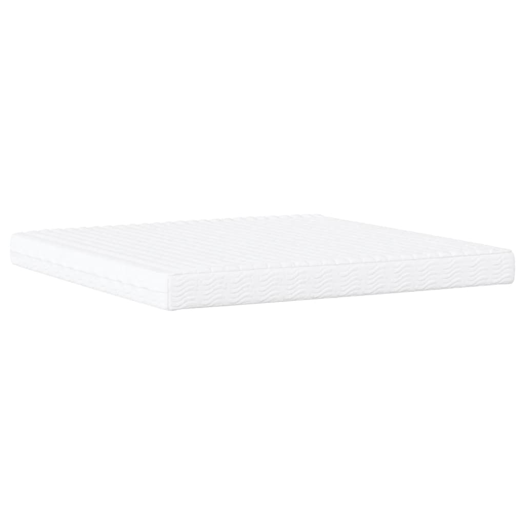 vidaXL Foam Mattress White 200x200 cm Hardness H2 H3