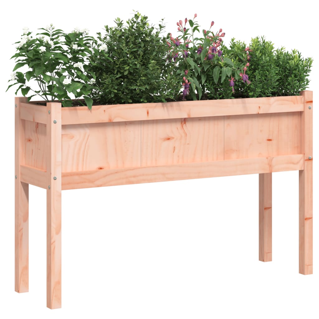 vidaXL Garden Planters 2 pcs with Legs Solid Wood Douglas