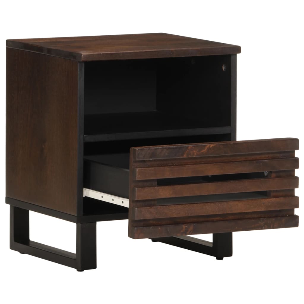 vidaXL Bedside Cabinets 2 pcs 40x33x46 cm Solid Wood Mango