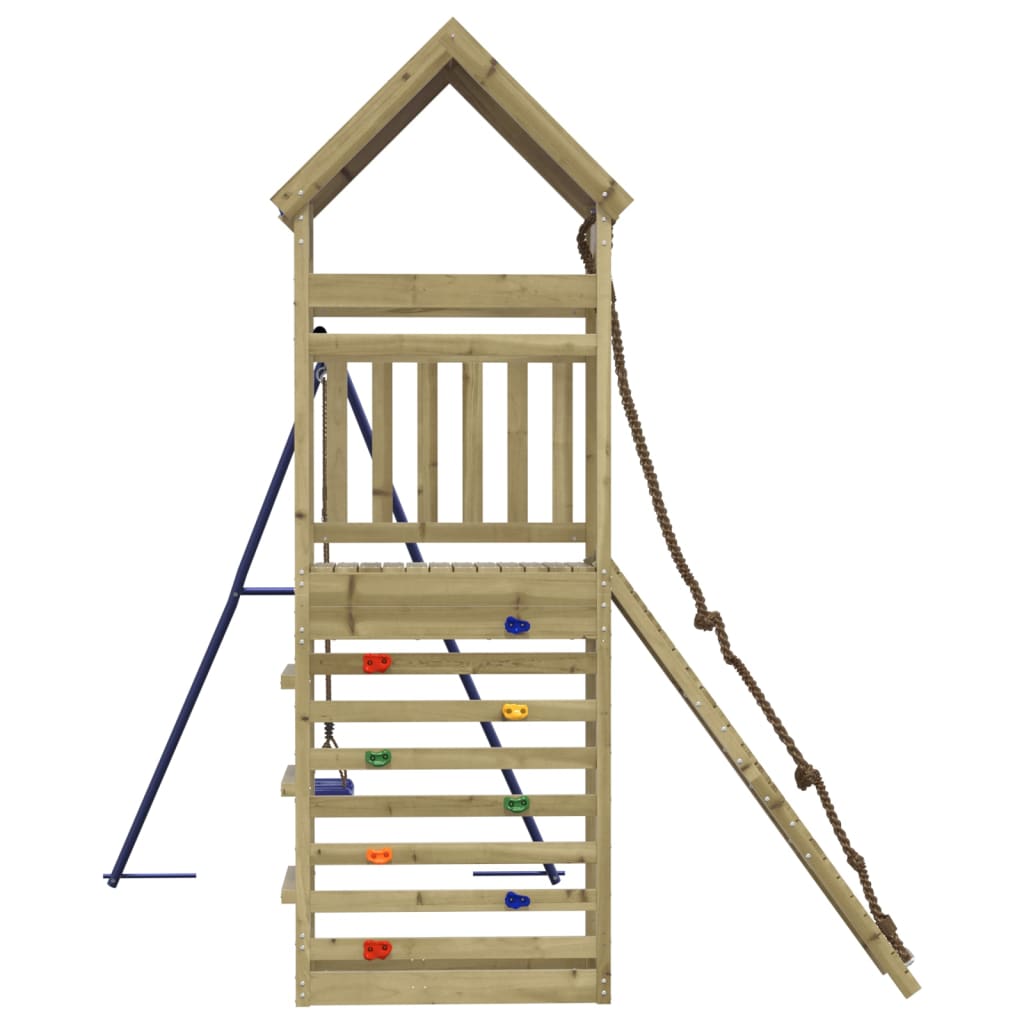 vidaXL Outdoor Playset Impregnated Wood Pine