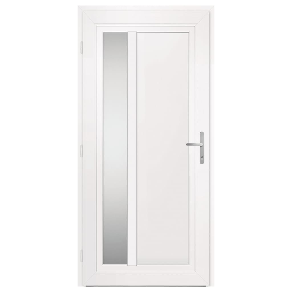 vidaXL Front Door Anthracite 98x208 cm PVC