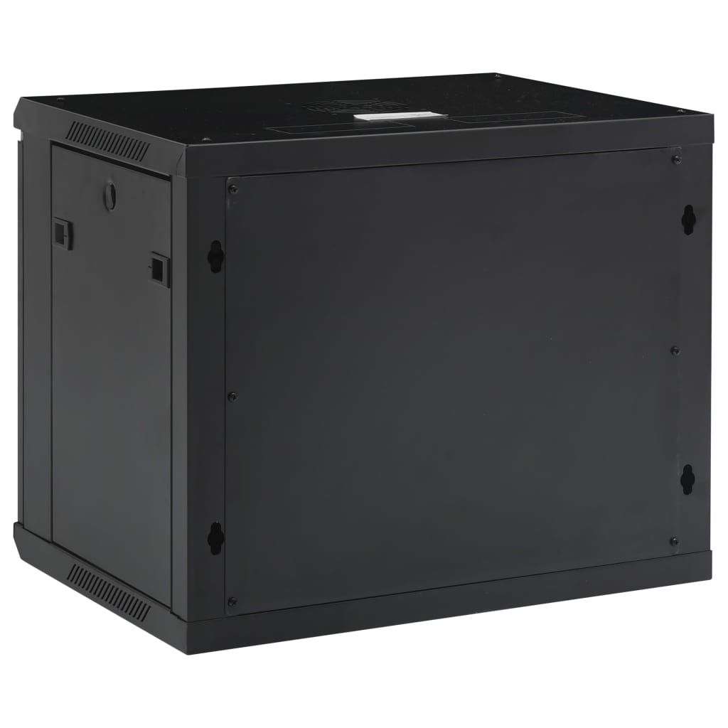 vidaXL 9U Wall Mounted Network Cabinet 19 IP20 600x450x510 mm