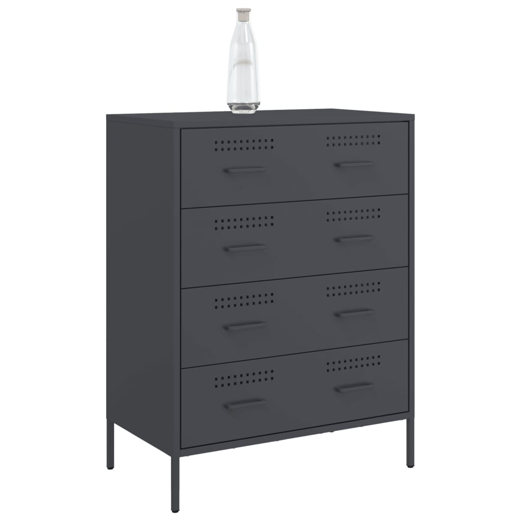 vidaXL Sideboard Anthracite 68x39x89 cm Steel