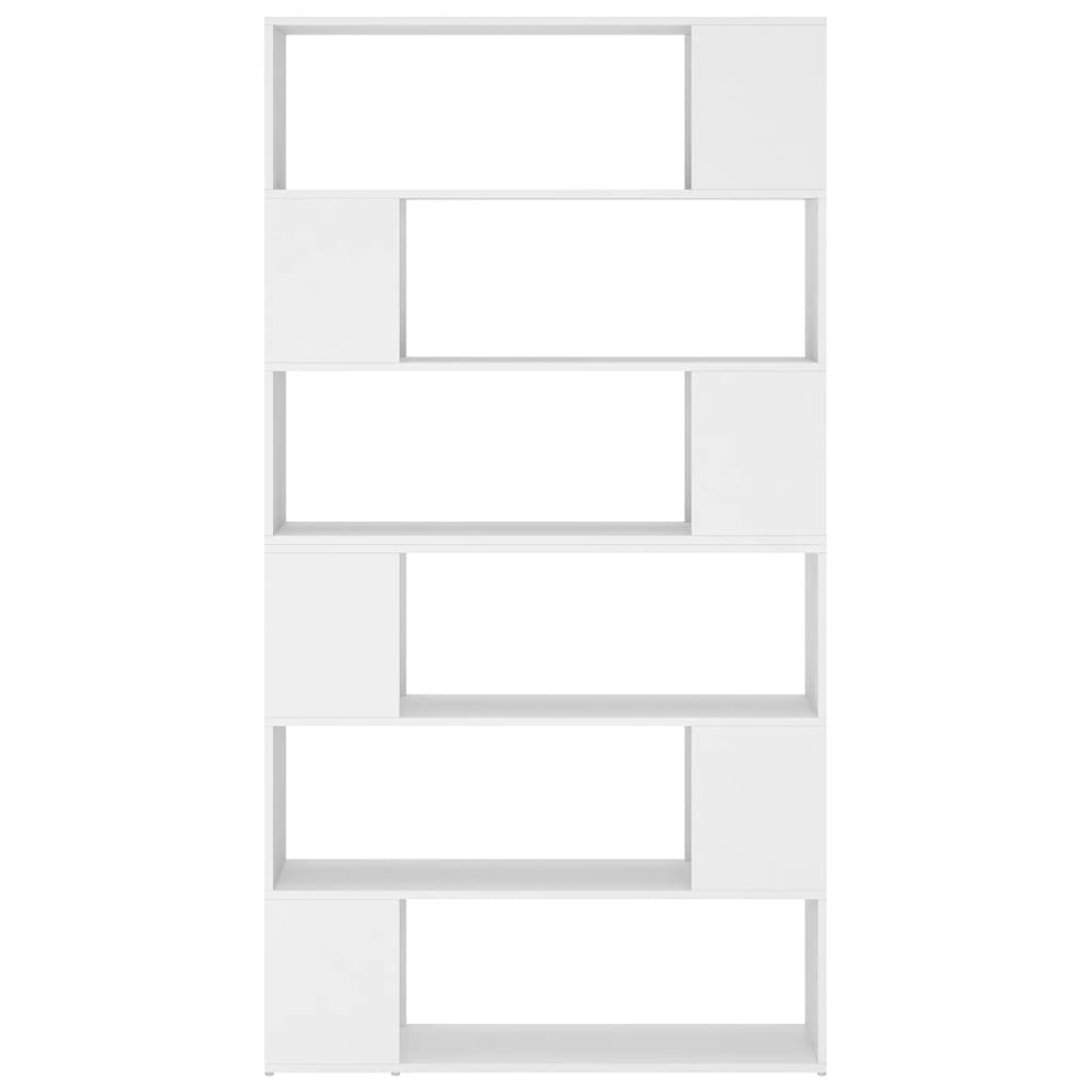 vidaXL Book Cabinet Room Divider White 100x24x188 cm