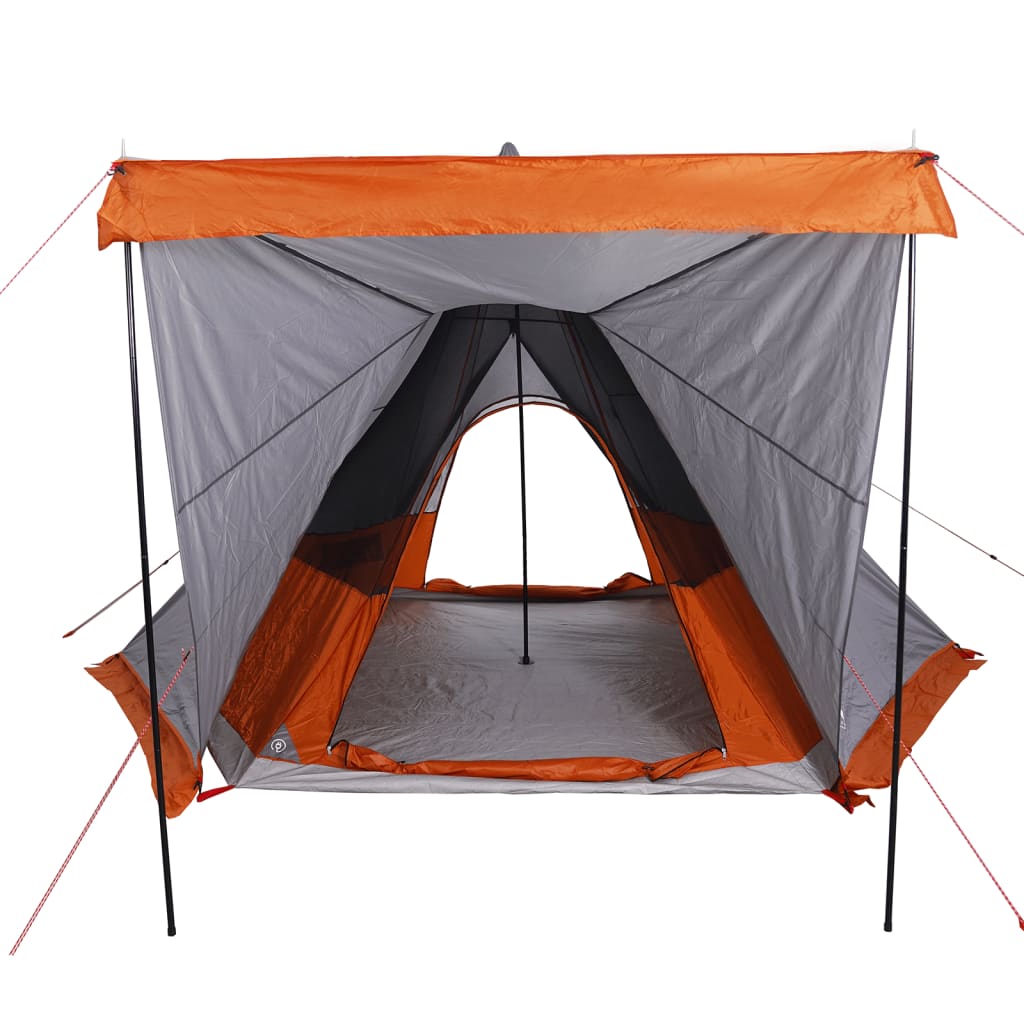 vidaXL Family Tent Tipi 6-Person Grey Waterproof