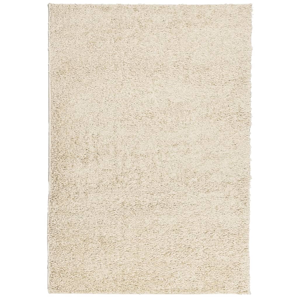 vidaXL Shaggy Rug PAMPLONA High Pile Modern Gold 120x170 cm