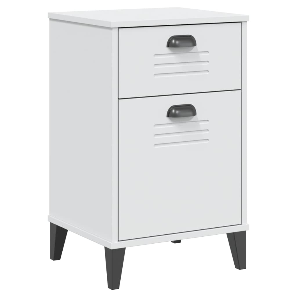 vidaXL Bedside Cabinet VIKEN White Engineered Wood