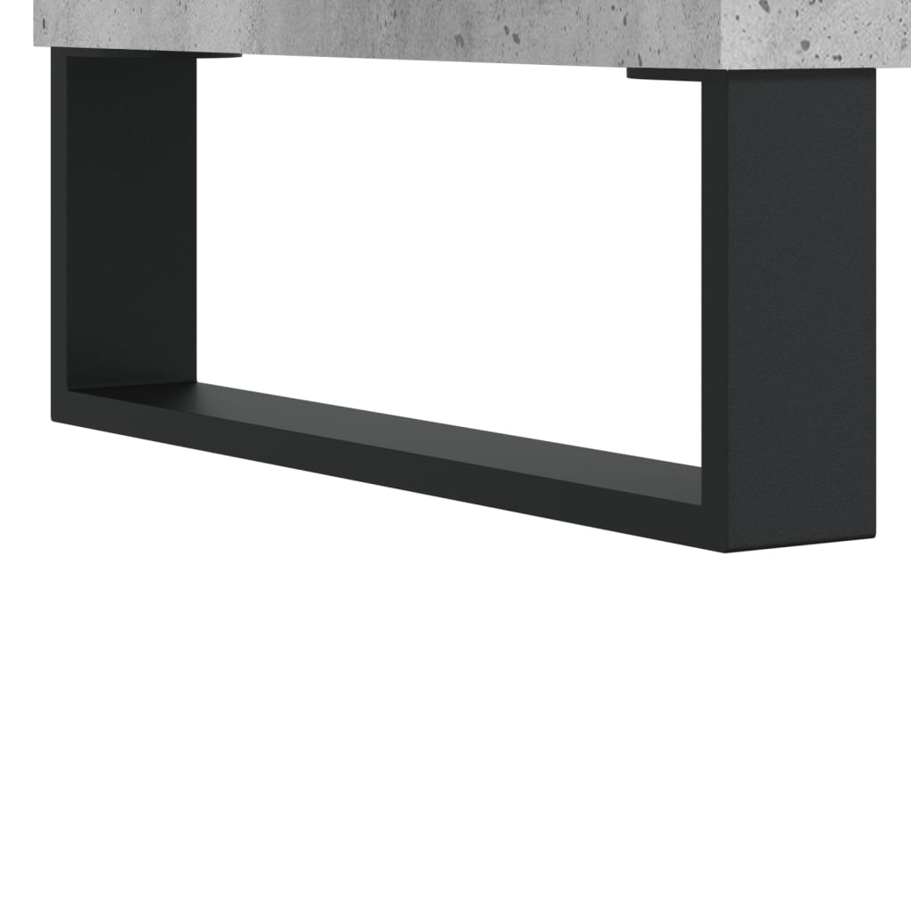 vidaXL TV Cabinet Concrete Grey 103.5x30x50 cm Engineered Wood