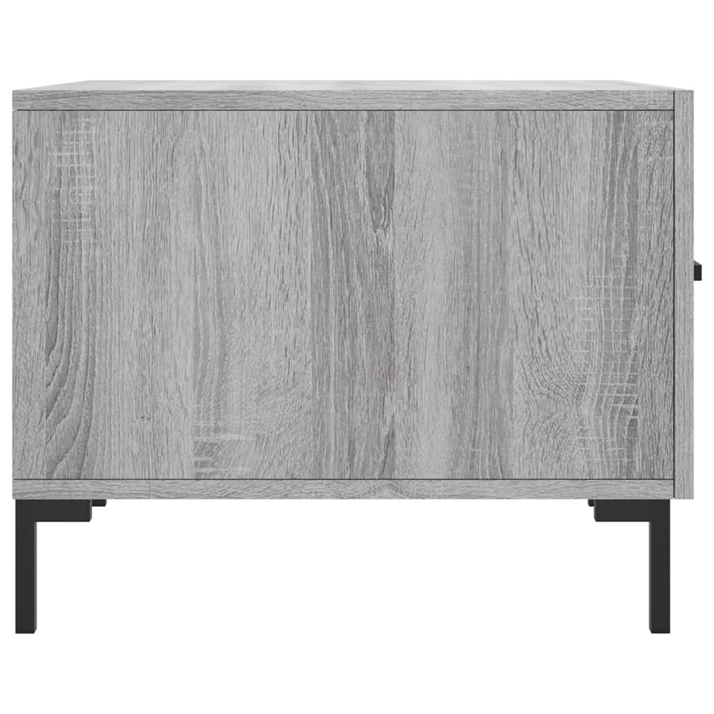 vidaXL Coffee Table Grey Sonoma 50x50x40 cm Engineered Wood