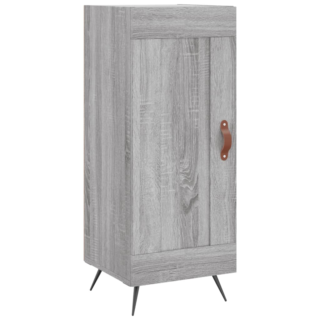 vidaXL Highboard Grey Sonoma 34.5x34x180 cm Engineered Wood