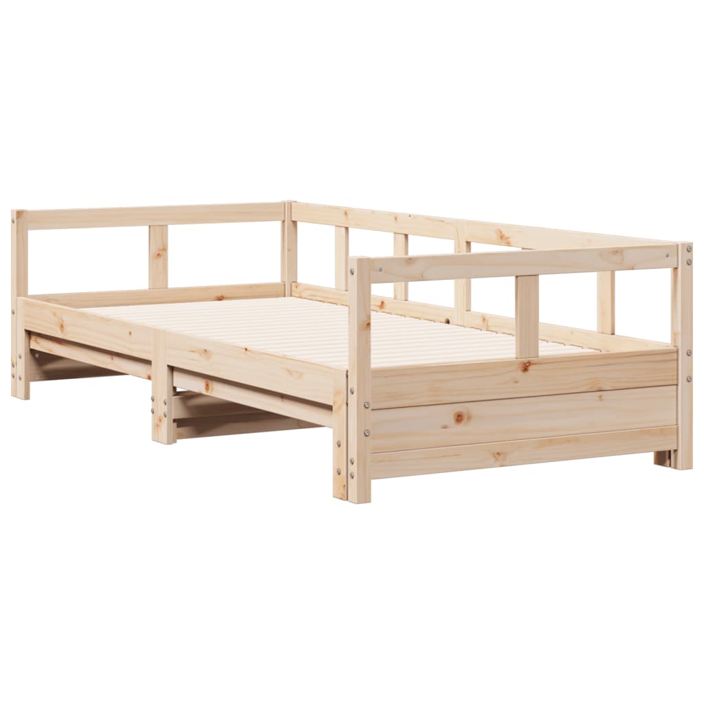 vidaXL Daybed without Mattress 80x200 cm Solid Wood Pine