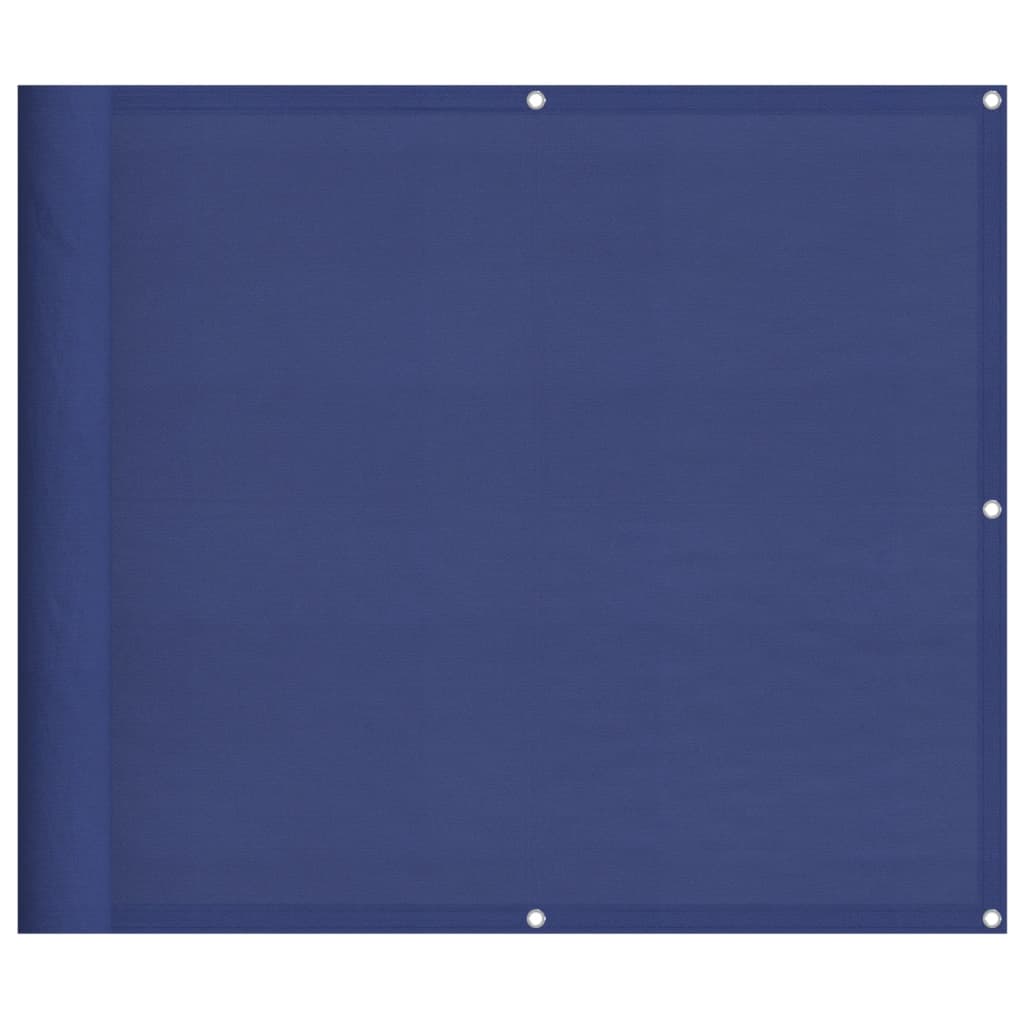 vidaXL Balcony Screen Blue 90x700 cm 100% Polyester Oxford