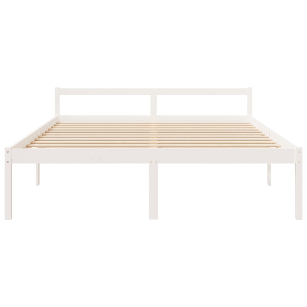 vidaXL Senior Bed without Mattress White 180x200 cm Super King Size