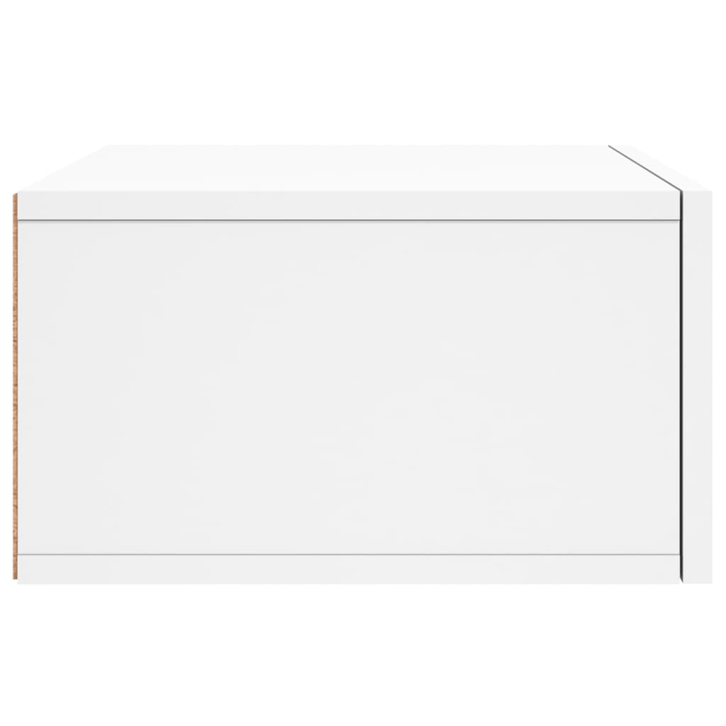 vidaXL Wall-mounted Bedside Cabinets 2 pcs White 35x35x20 cm